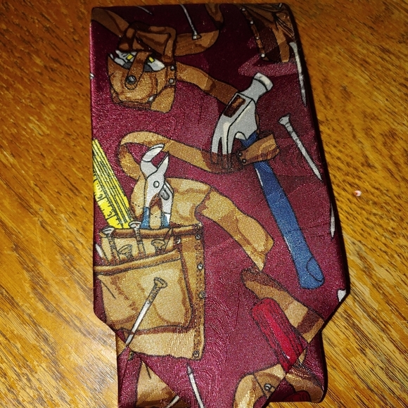 Vintage 90s Home Improvement Tool Time Necktie tie - Picture 2 of 4